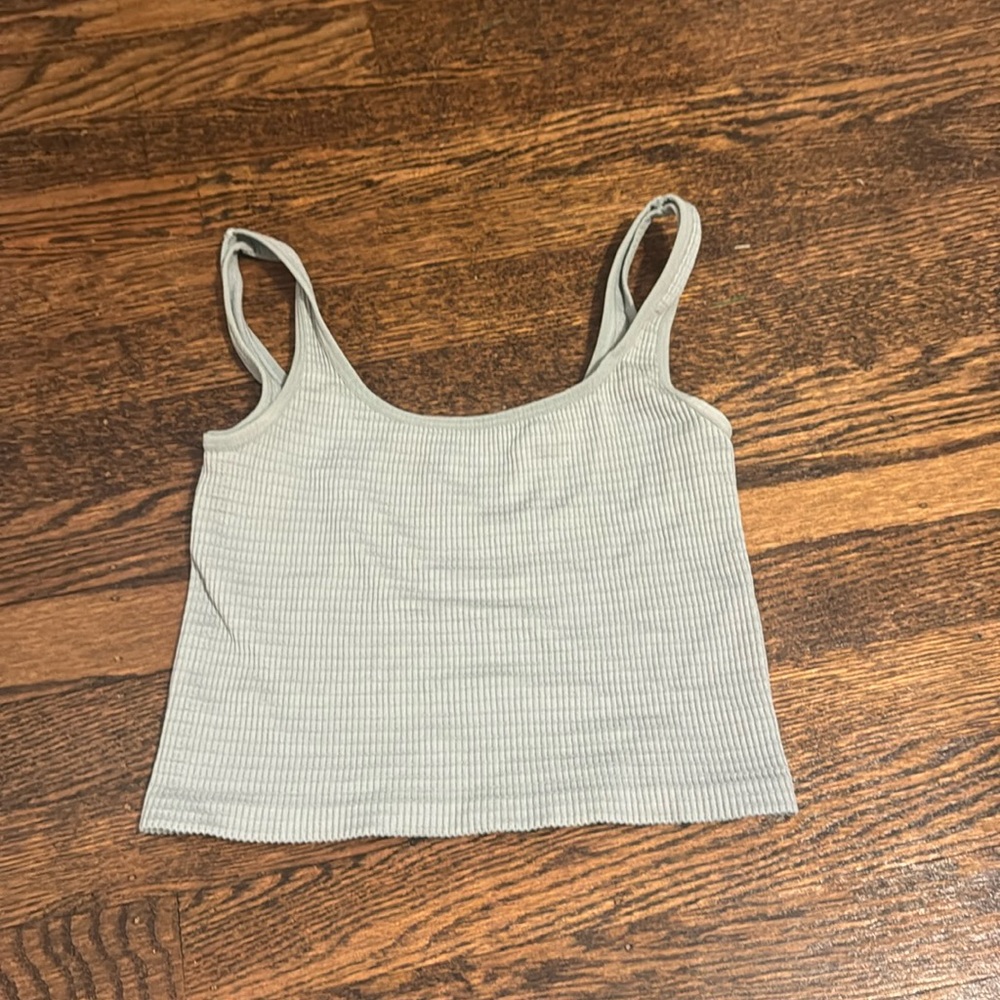 3/$15 Bella Seamless Blue Cami Crop Top
